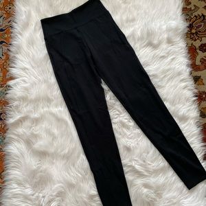 NWT Assets Spanx Ponte Shaping Leggings Black Sz S